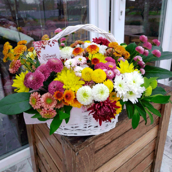 Композиция в корзине &quot;Чудесное мгновение&quot; в Судаке