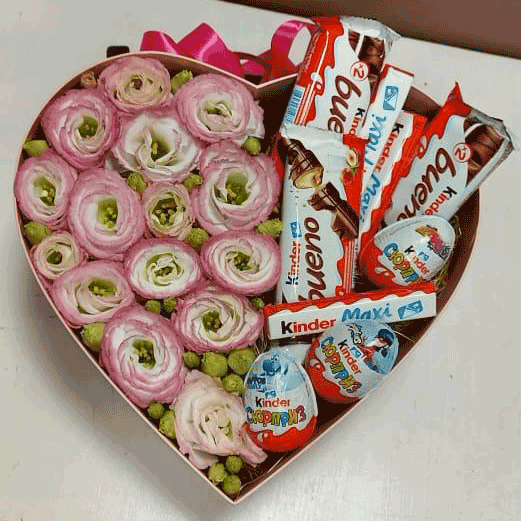 Композиция в коробке "Приятный сюрприз" в Судаке