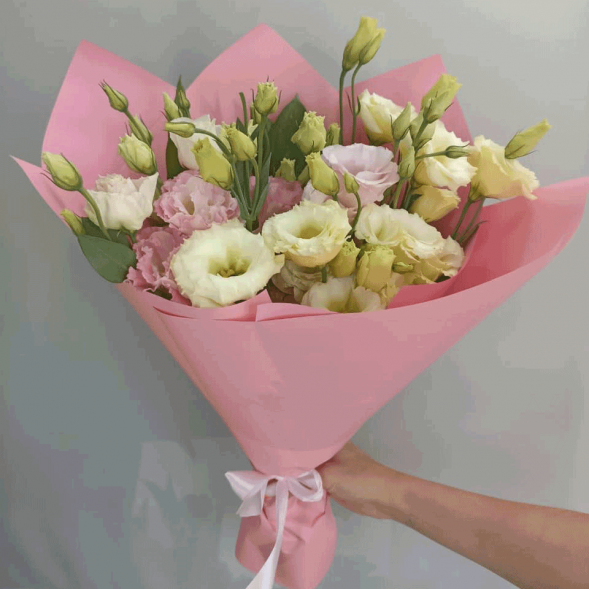 Букет 7 нежных эустом в Судаке