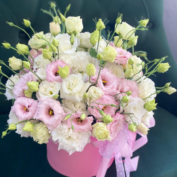 Композиция из эустом Нежное прикосновение в Судаке